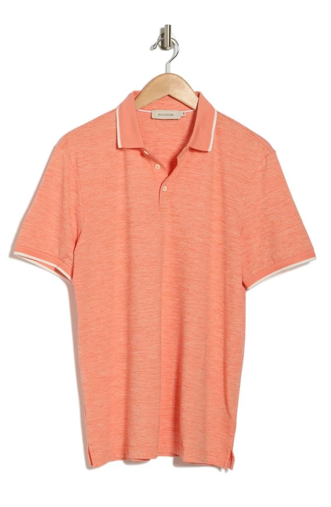 BUGATCHI Tipped Collar Performance Knit Polo 3