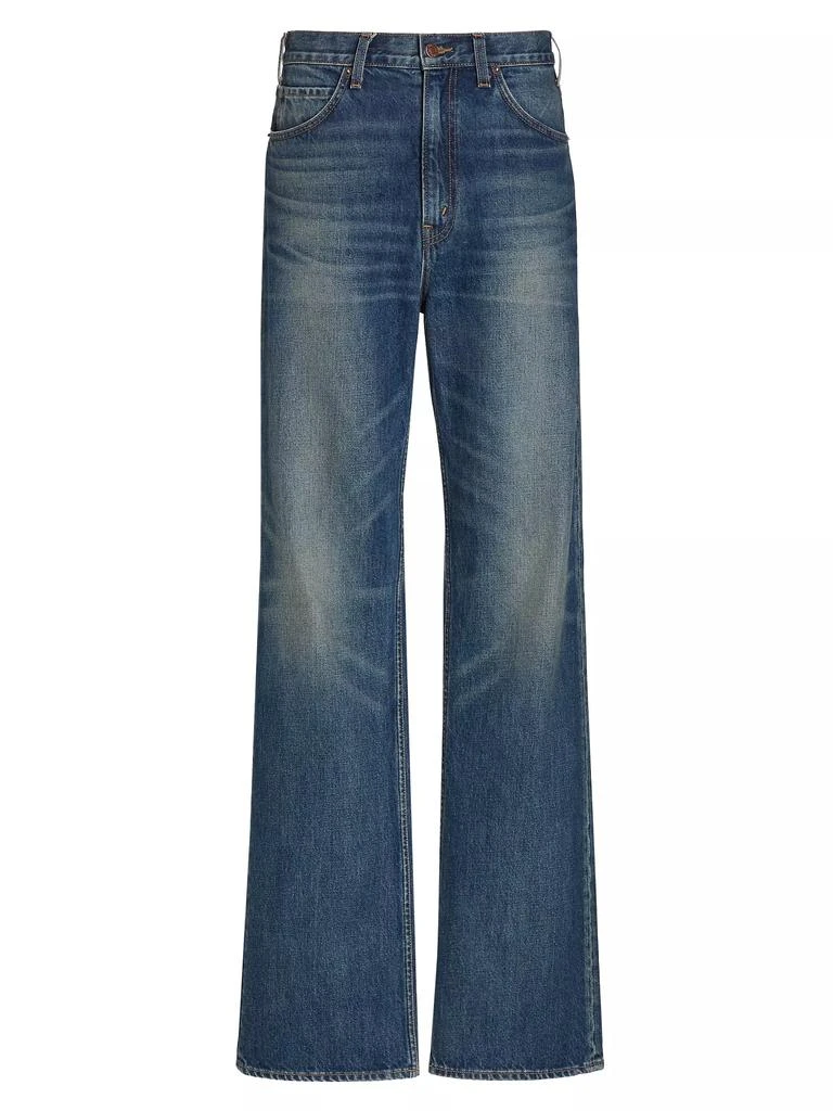 Nili Lotan Mitchell High-Rise Straight-Leg Jeans 1