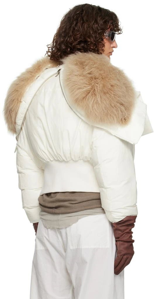 Rick Owens Moncler + Rick Owens Off-White Alice Fur Jacket 3