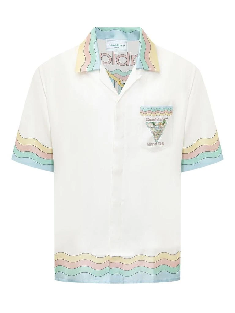 Casablanca Casablanca Shirt With Cuban Collar 1