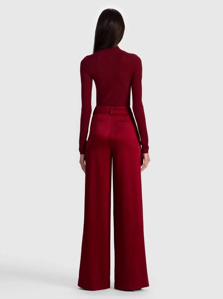 Alice + Olivia Alice + Olivia - Kennedy Wide Leg Trouser 2