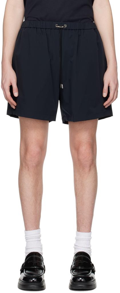 Wooyoungmi Navy Drawstring Shorts