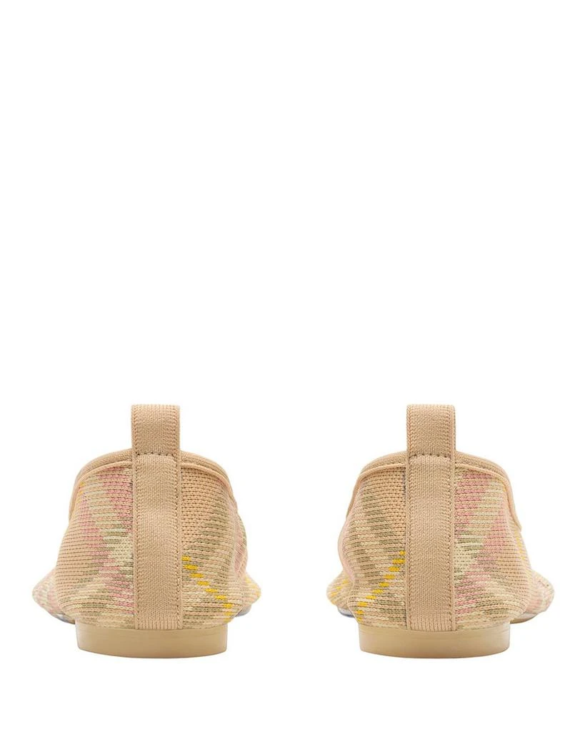 Burberry Women's Check Knit Baby Ballet Flats 3