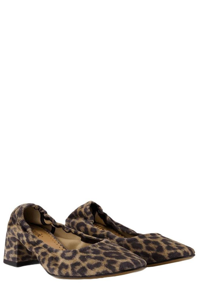 ROUJE Rouje Nicoise Leopard Printed Pumps