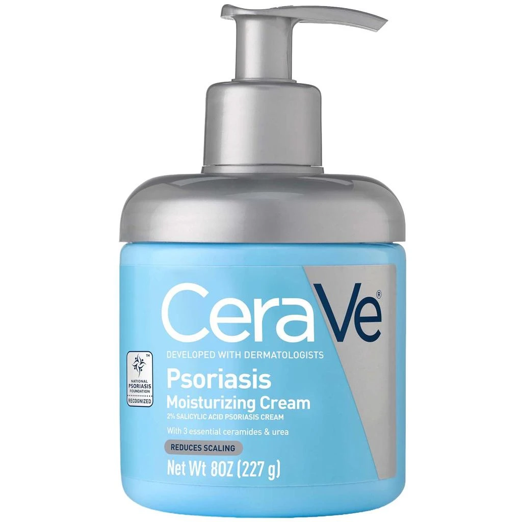 CeraVe CeraVe Moisturizing Cream for Psoriasis Treatment With Salicylic Acid & Urea for Dry Skin Itch Relief