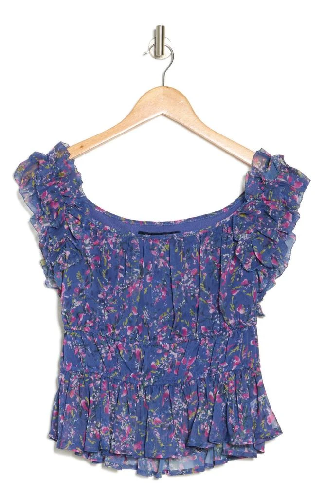 French Connection Gretha Hallie Ruffle Floral Top 3