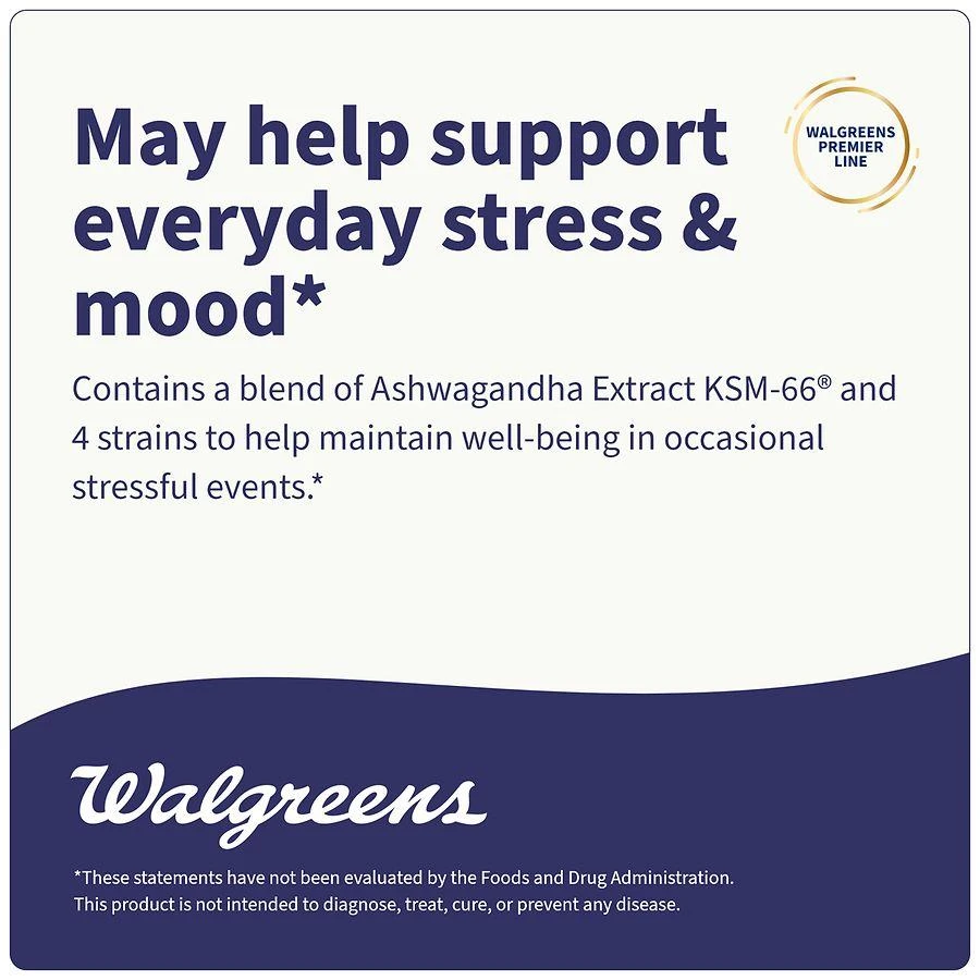Walgreens Mood & Stress Probiotic Capsules 6
