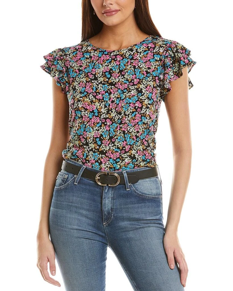 CeCe Ruffle Sleeves Top 1