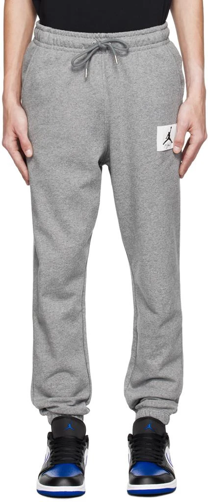 Nike Jordan Gray Flight Sweatpants 1