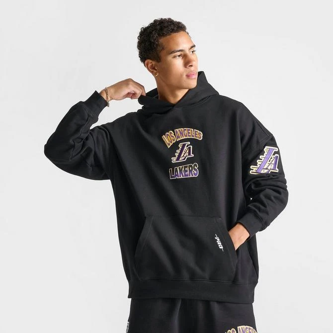 Pro Standard Men's Pro Standard Los Angeles Lakers NBA Turn It Up Hoodie 3