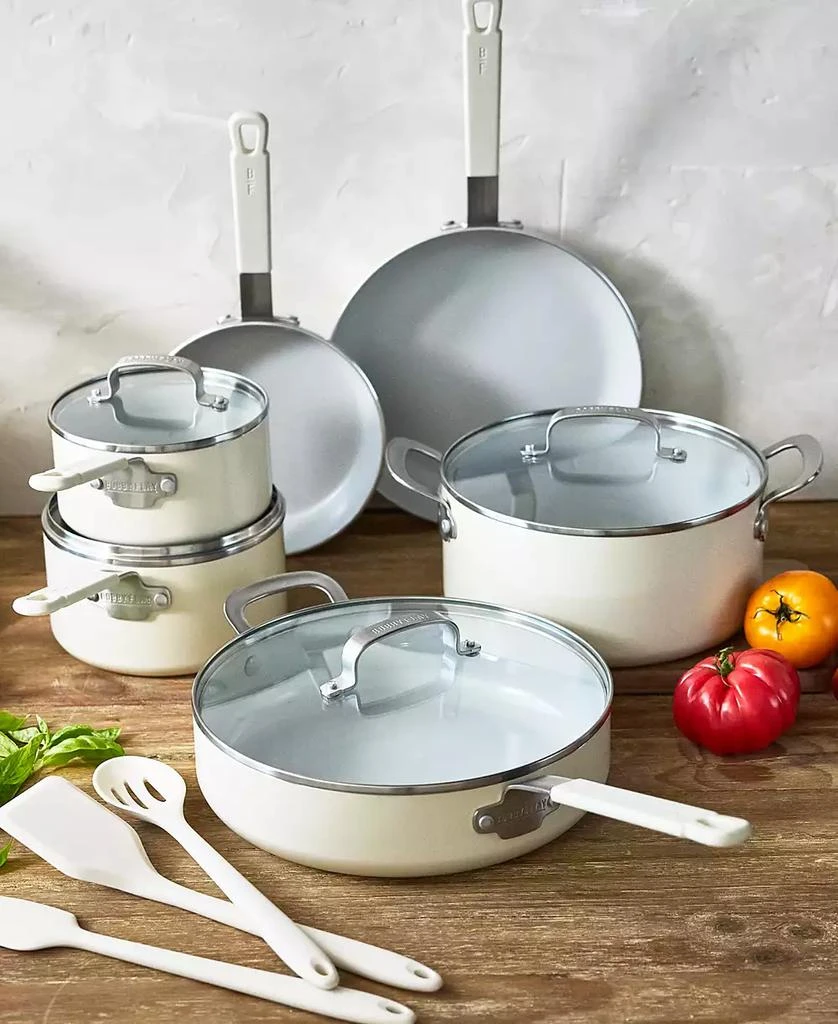 Greenpan X Bobby Flay Professional Grade Ceramic Nonstick 13-Piece Cookware Set 2