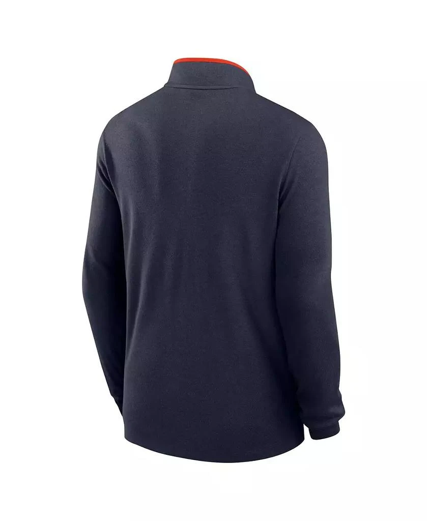 NIKE Men's Navy Virginia Cavaliers Coaches Courtside Basketball Victory Performance Quarter-Zip Top 3
