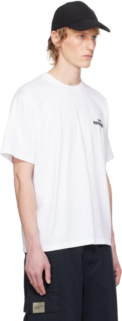 Neighborhood White Printed T-Shirt