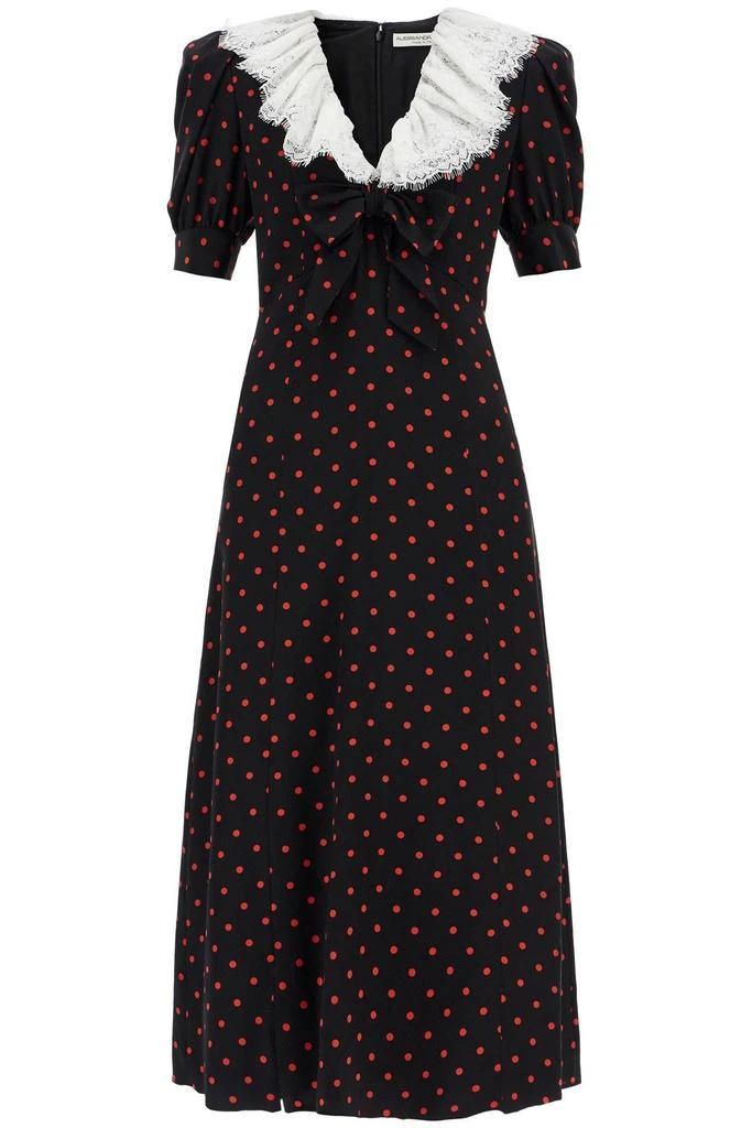 Alessandra Rich Alessandra Rich Polka-Dot Printed Midi Dress 1