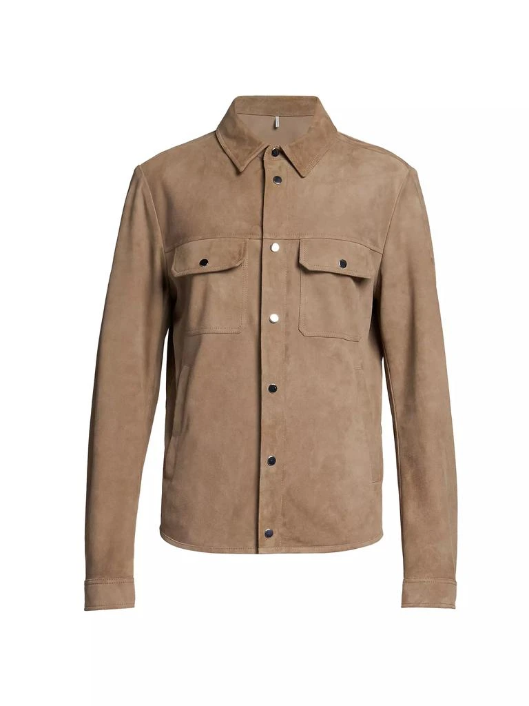 Moncler Corborant Suede Shirt Jacket 1