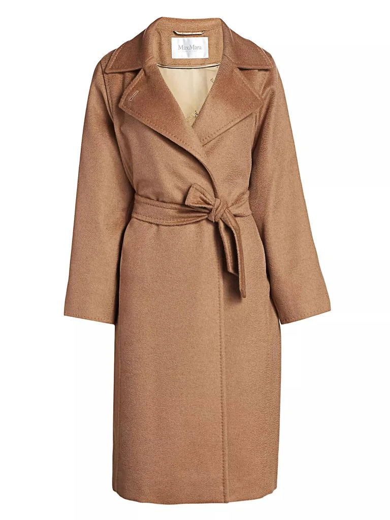 Max Mara Manuela Icon Camel Hair Wool Wrap Coat 1