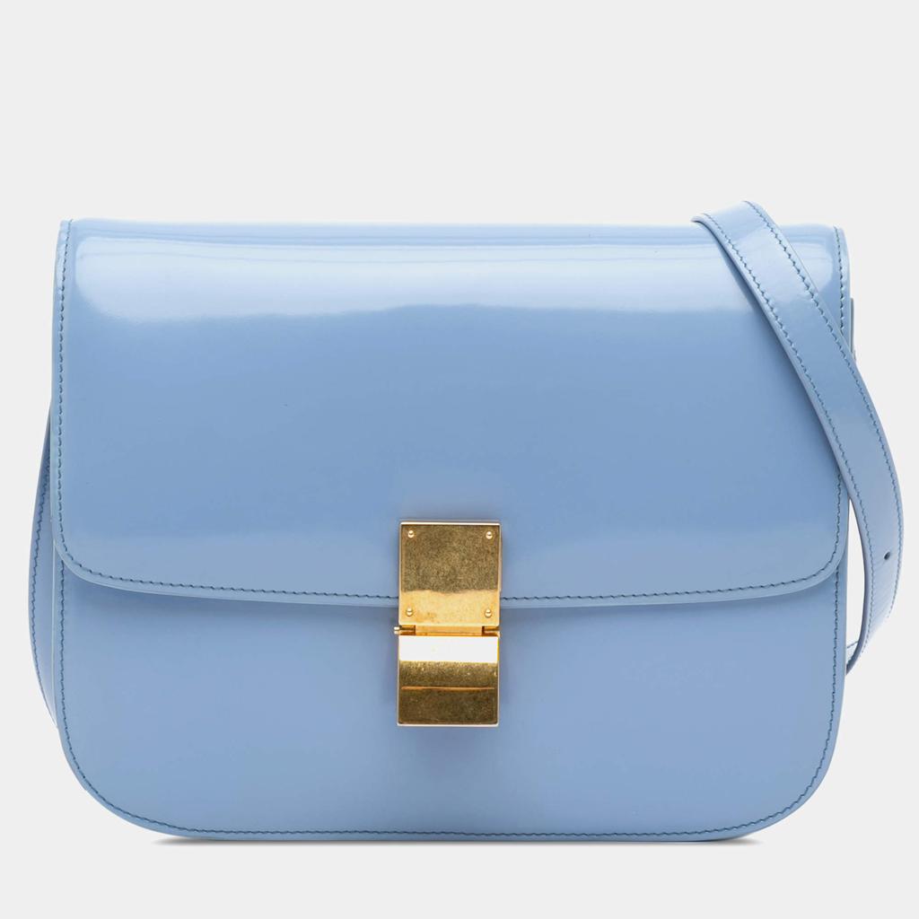 Celine Celine Blue Medium Calfskin Classic Box