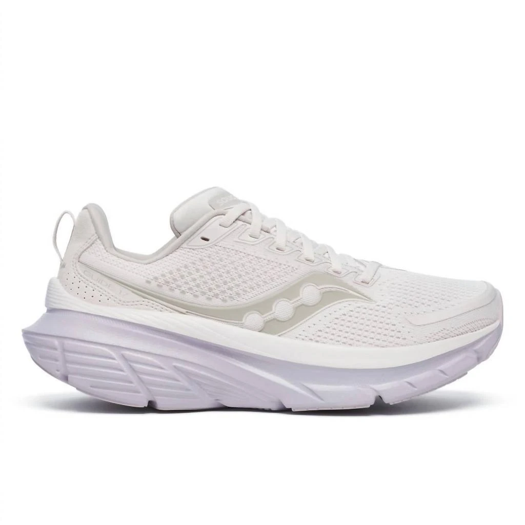 Saucony Women's Guide 17 Running Shoes In Moon/heather 1