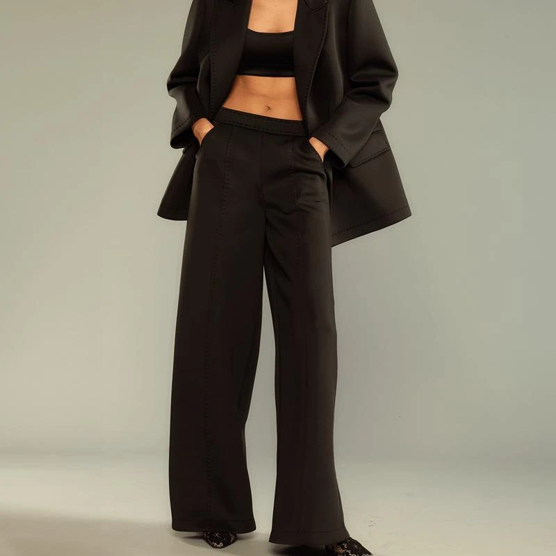 Cynthia Rowley Bonded Pick Stitch Jacket 1