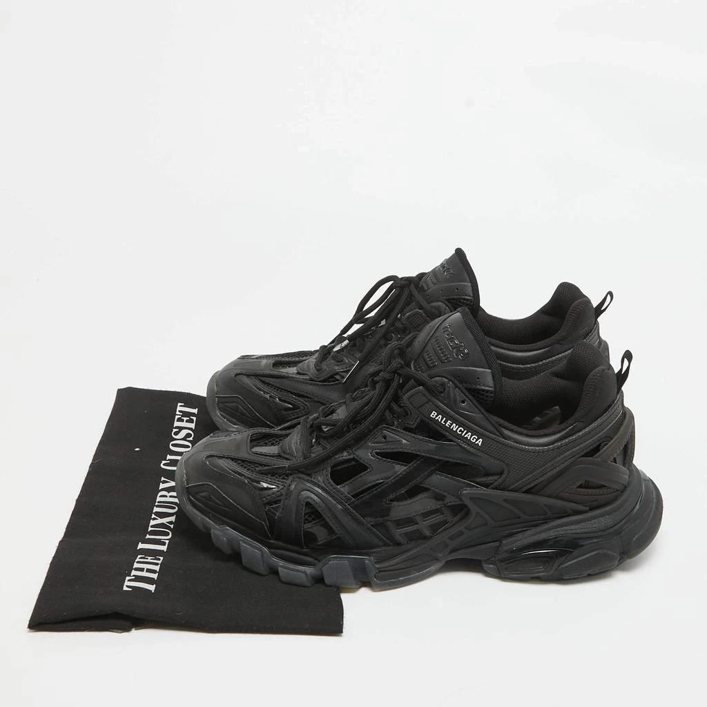 Balenciaga Balenciaga Black Faux Leather and Mesh Track 2 Sneakers Size 42 9