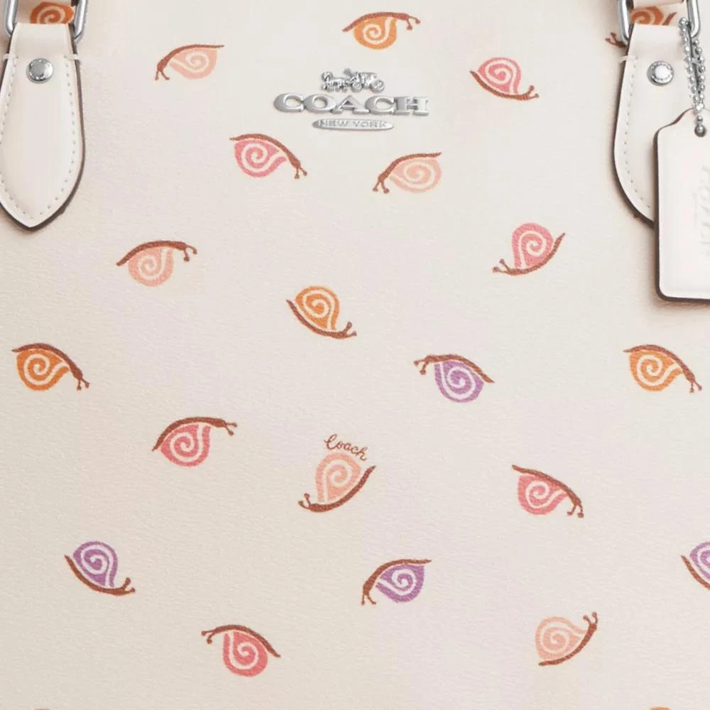 Coach Gallery Tote Bag With Snail Print 6