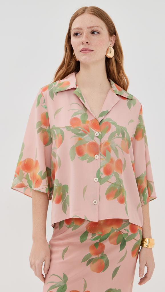 Bernadette Silk Petit Beurre Shirt