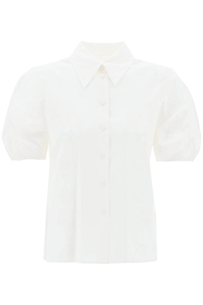CHLOE' embroidered blouse with balloon sleeves