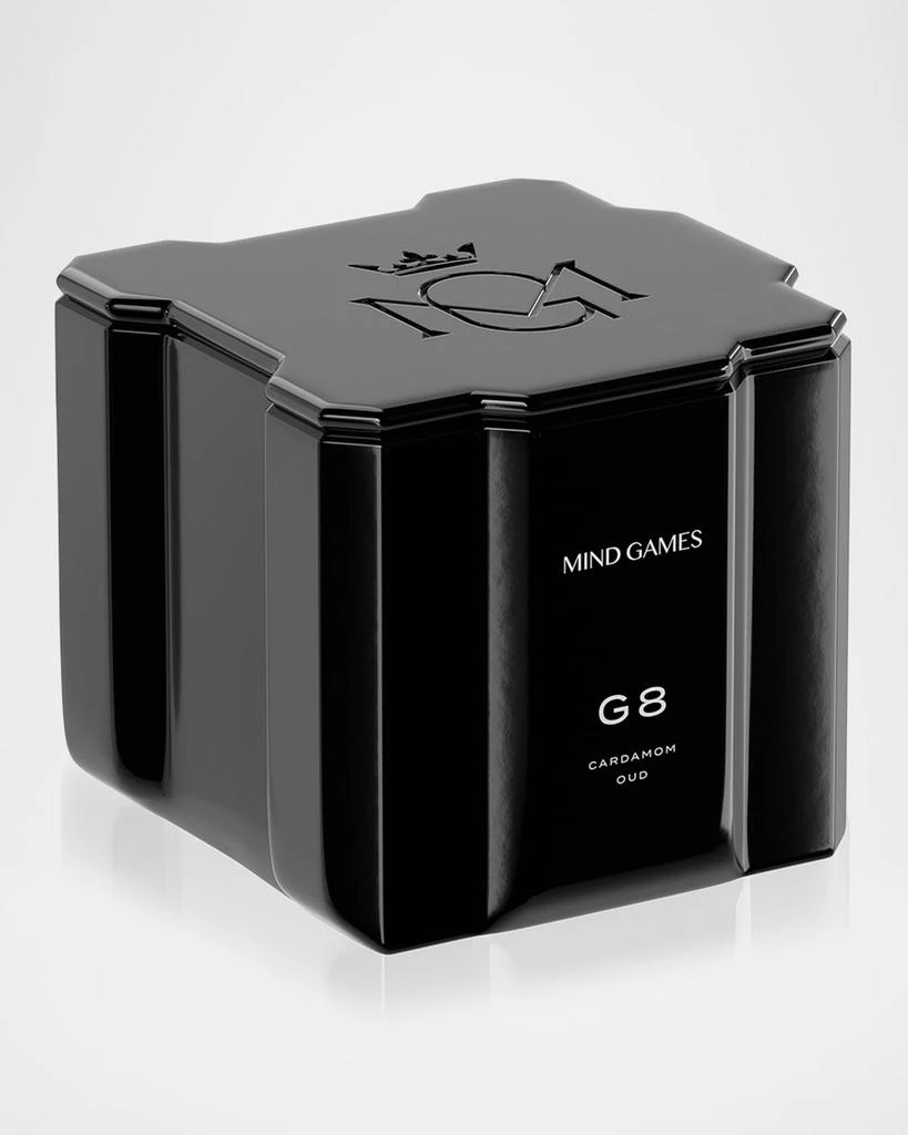 MIND GAMES G8 Black King Cardamom Oud Luxury Candle, 10 oz. 3