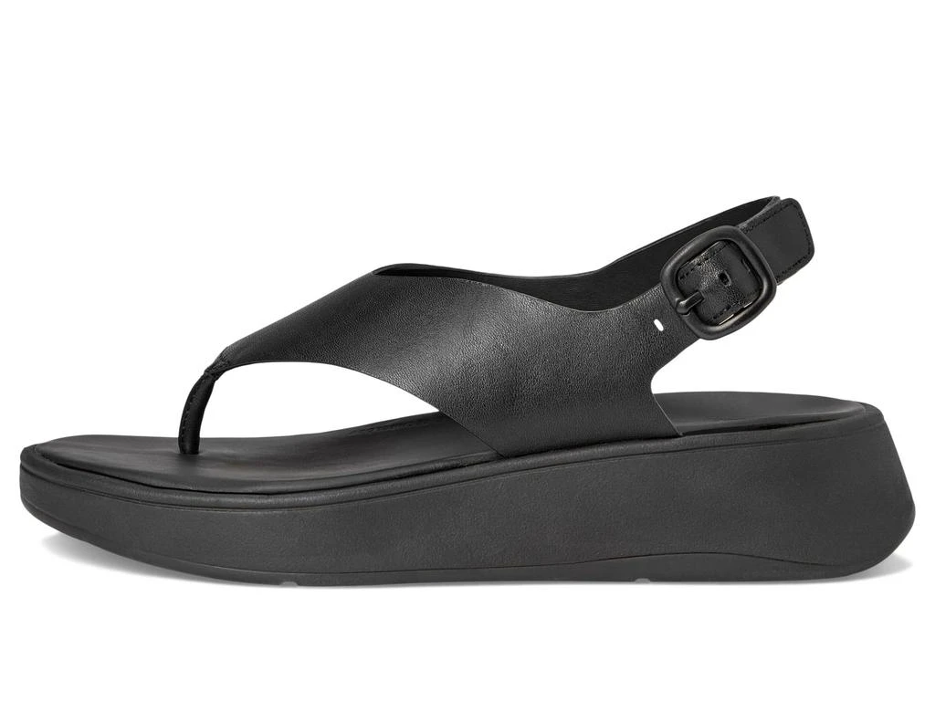 FitFlop F-Mode Leather Flatform Back-Strap Toe/Post Sandals 4