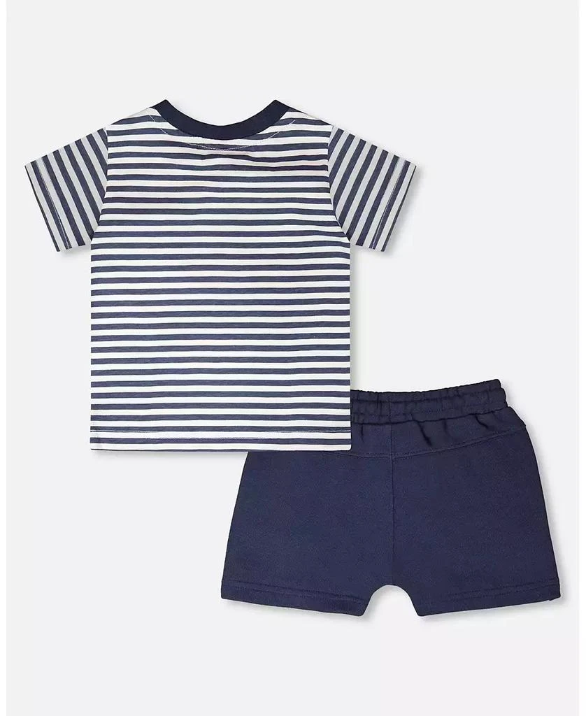 Deux par Deux Baby Boys Cotton T-Shirt and Short Set 2