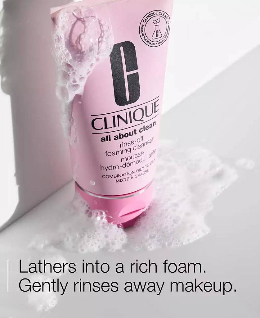 Clinique Jumbo All About Clean™ Rinse-Off Foaming Cleanser, 8.5 oz. 2