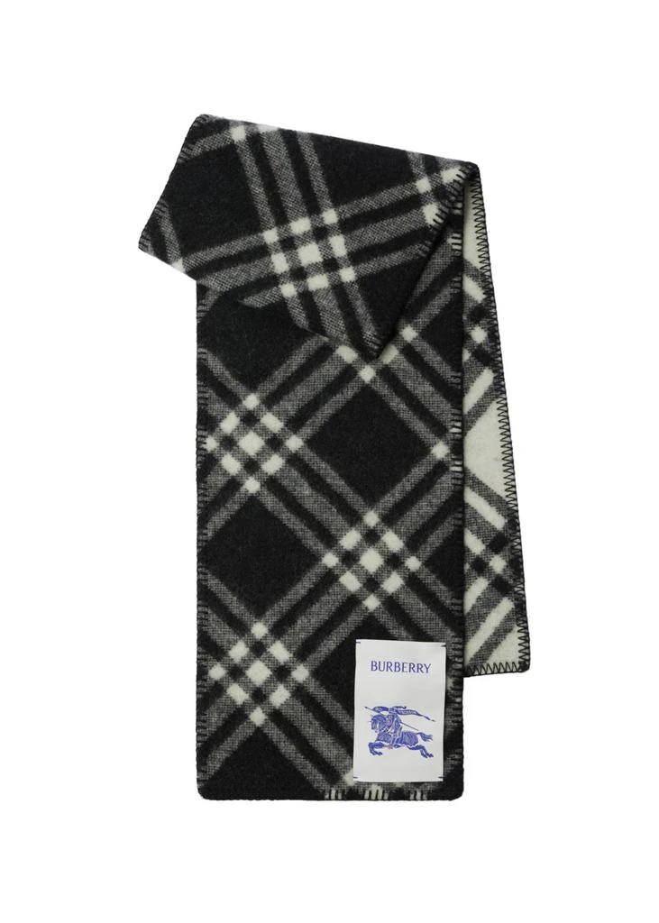 Burberry Check wool scarf 1