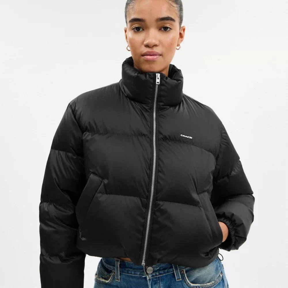 Coach Short Cropped Puffer Jacket 4
