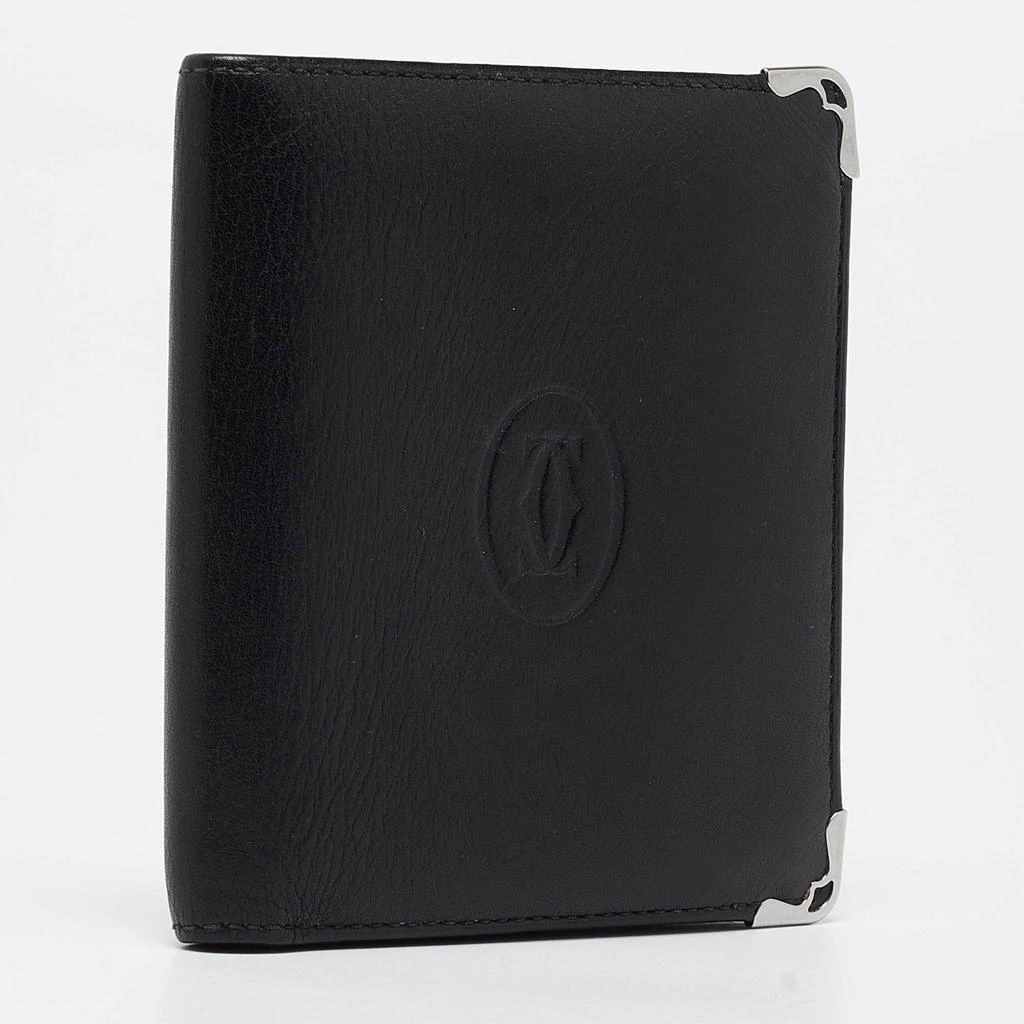 Cartier Cartier Black Leather Must De Cartier Bifold Wallet 5
