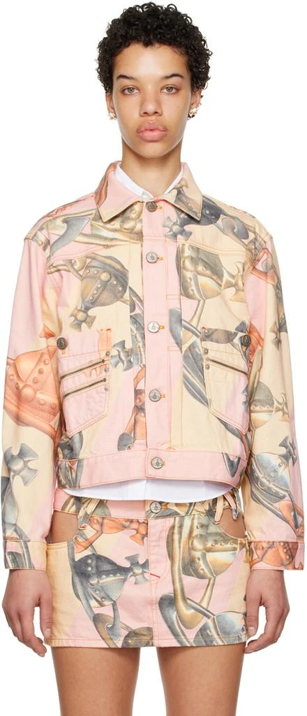Vivienne Westwood Pink Marlene Denim Jacket 1