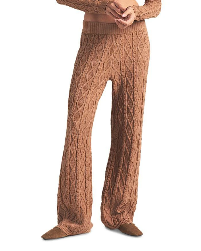 SKIMS Snow Bunny Cable Knit Pants