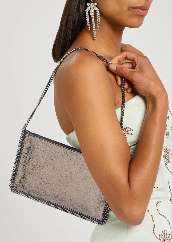 Stella McCartney Falabella metallic faux-leather shoulder bag 5