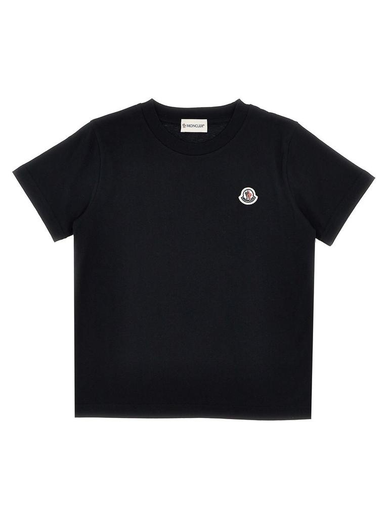 トップス MONCLER KIDS T-SHIRT Moncler Enfant Kids Logo Patch T-Shirt – On Sale Now with Up