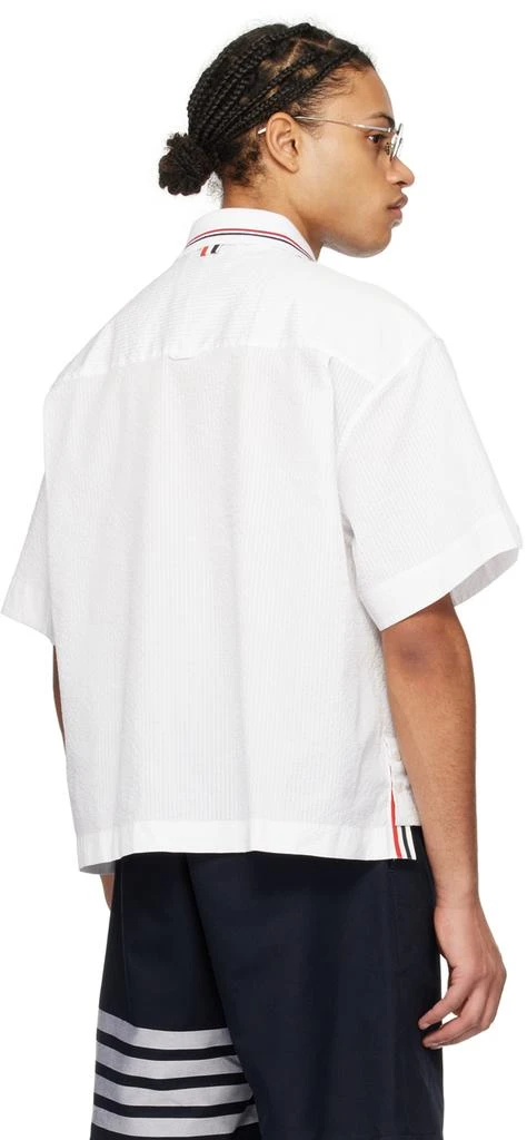Thom Browne White Button Placket Shirt 3