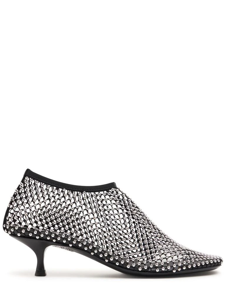 Christopher Esber 50mm Minette Mesh & Micro Stud Heels 1