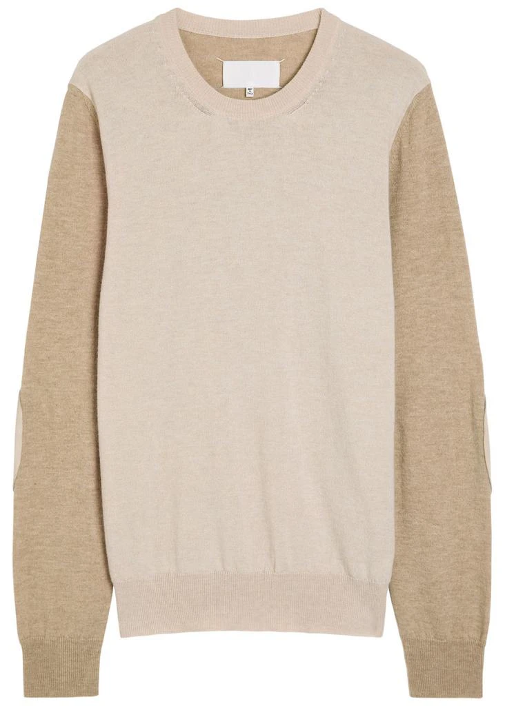 MAISON MARGIELA Panelled wool jumper 1