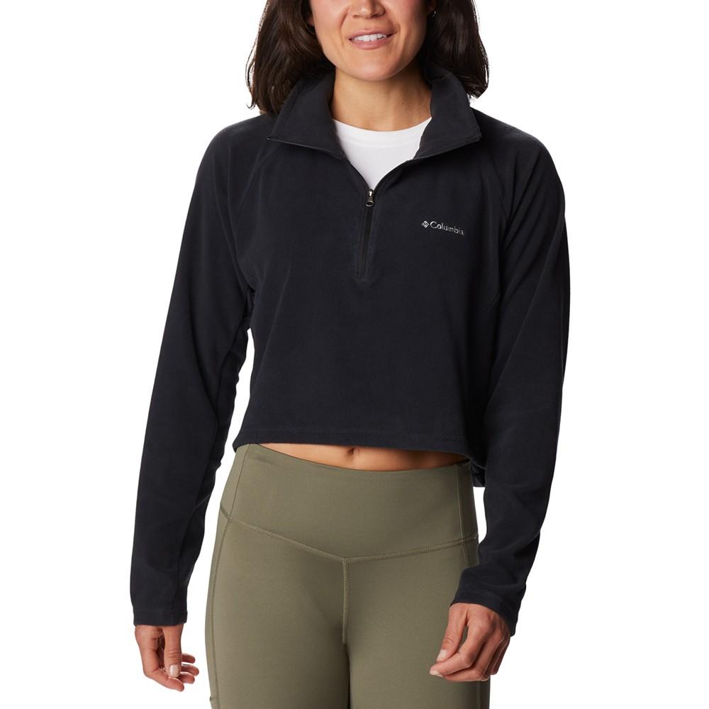 Columbia Women's Glacial Cropped II Sportswear Fleece 1/2-Zip Top