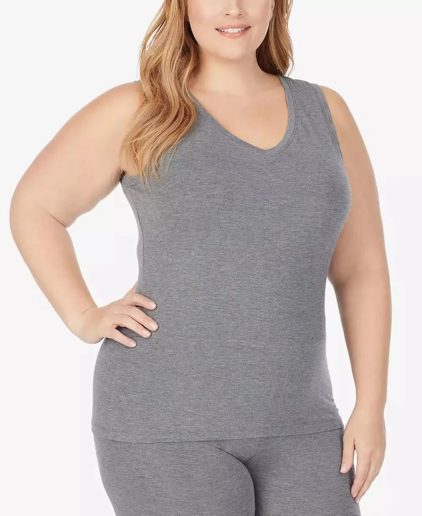 Cuddl Duds Plus Size Softwear with Stretch Reversible Tank Top 3