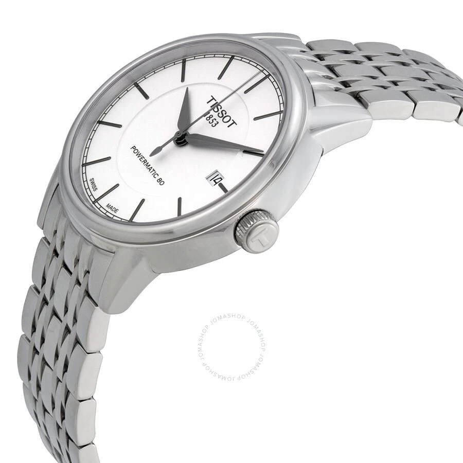Tissot T Classic Powermatic Automatic White Dial Men's Watch T0854071101100 2