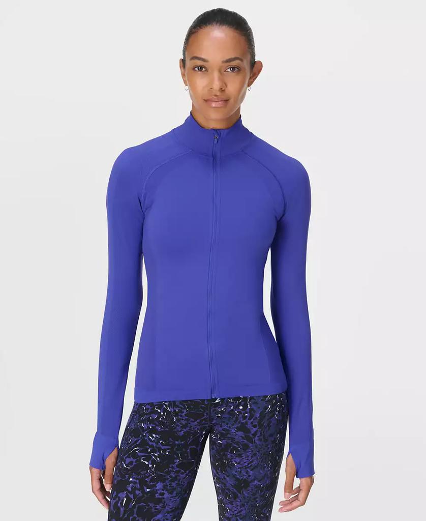 SWEATY BETTY Women's Athlete Seamless Workout Zip Up Jacket