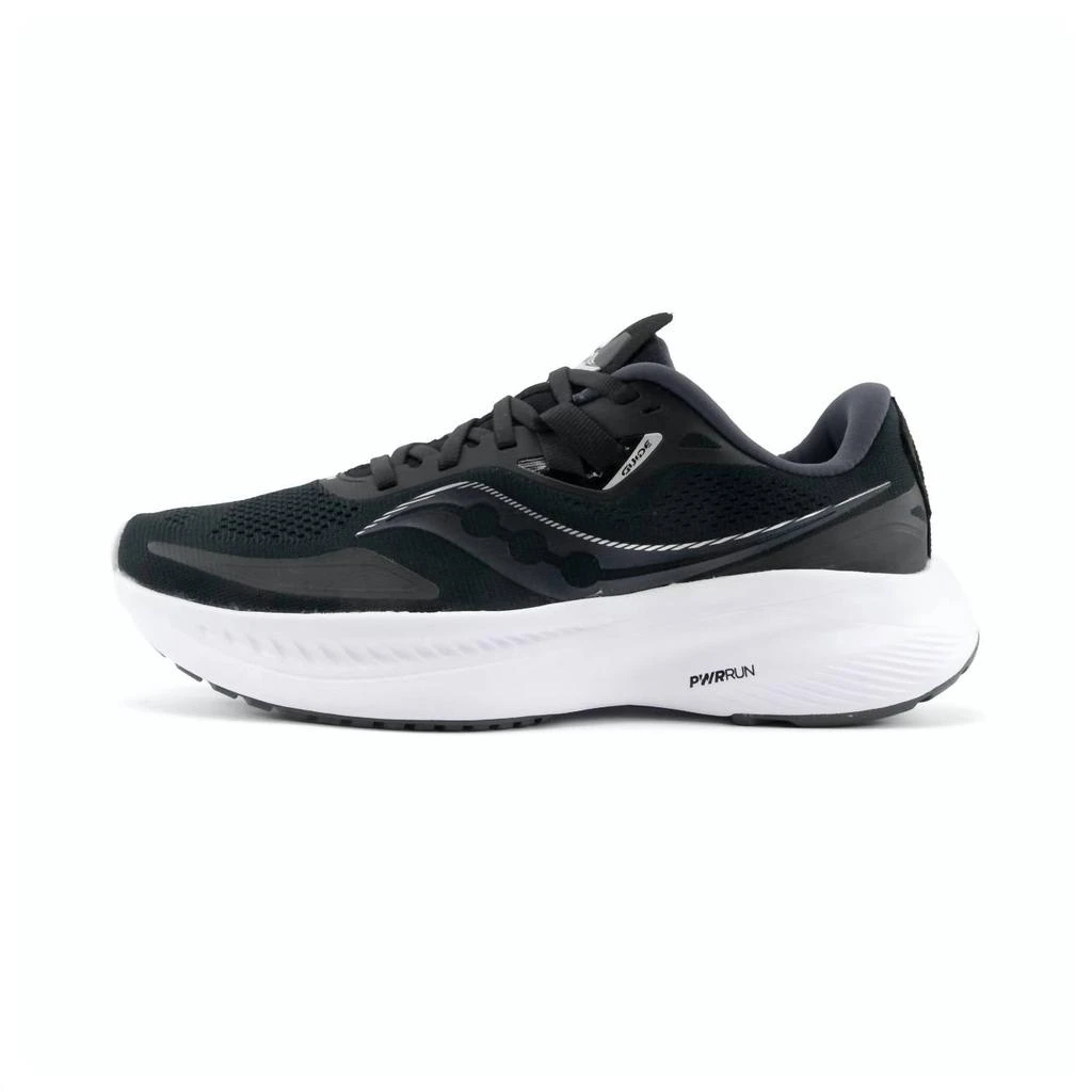 Saucony Women's Guide 15 Running Shoes - B/medium Width In Black/white 1