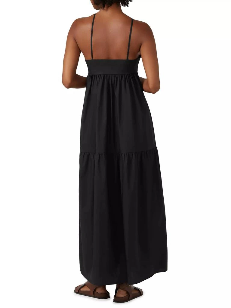 Bird & Knoll Hana Cross-Over Keyhole Maxi Dress 4