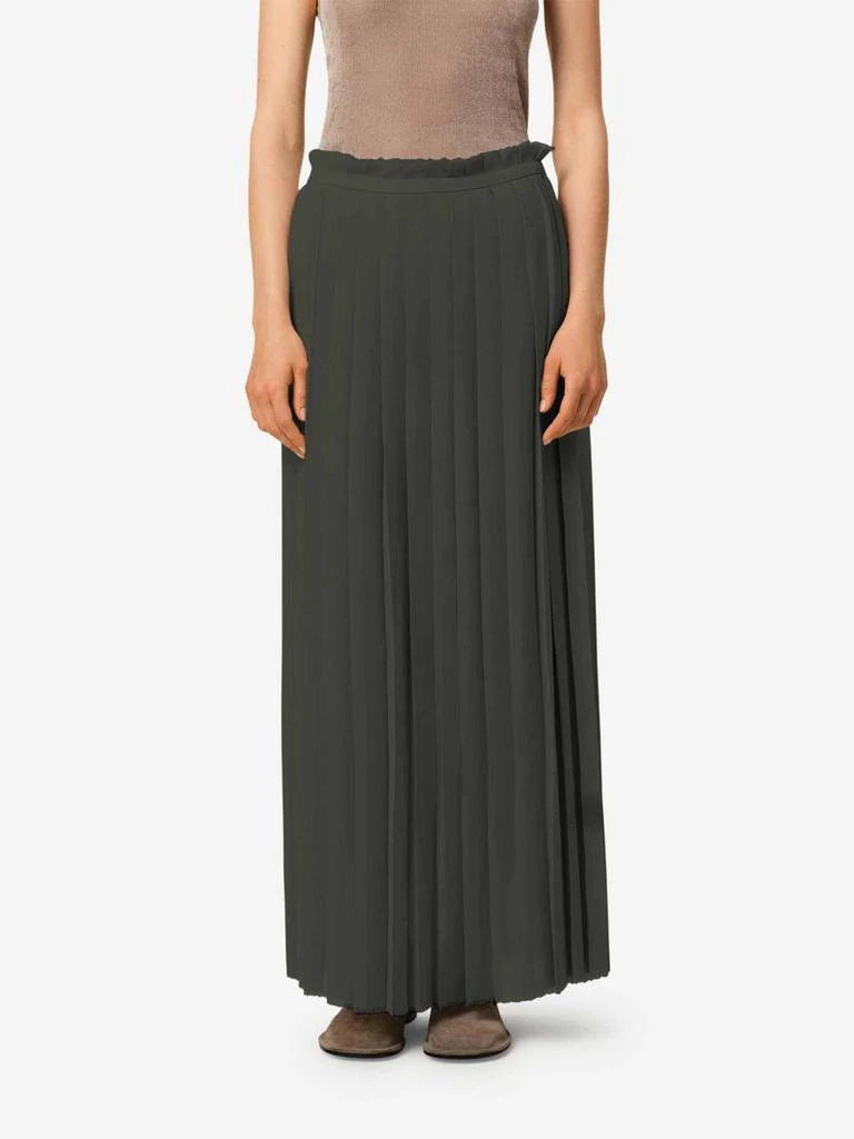 AMI AMI Paris Pleated Maxi Skirt 4