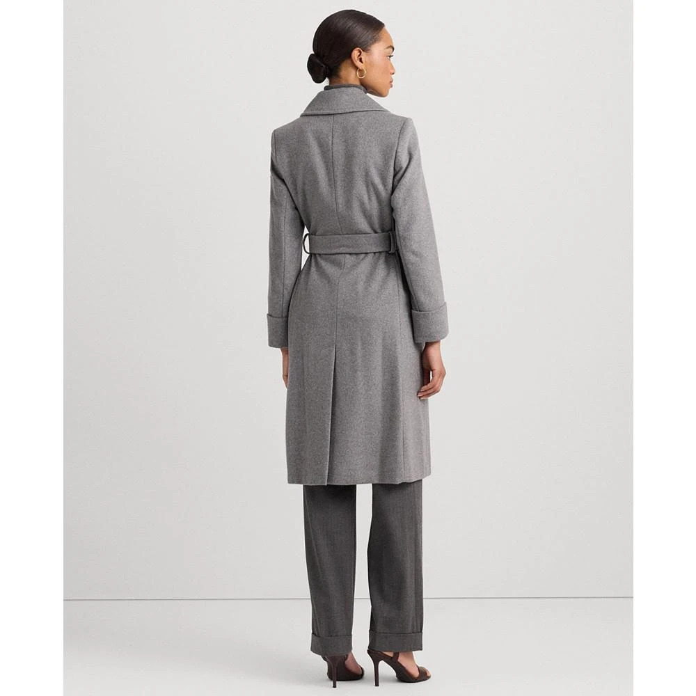 Lauren Ralph Lauren Women's Wool Blend Belted Wrap Coat 2