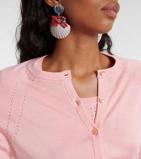 Dolce
Gabbana Capri cropped silk cardigan 4